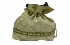 Jute Jari Batua Bag by Cmtp Export Pvt.Ltd.