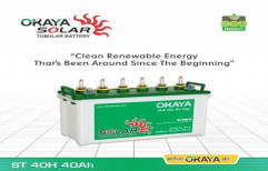 Okaya Solar Battery-40ah by Raysteeds Energy Private Limited