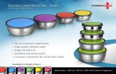 Stainless Steel Bowl Set by SRA Enterprise