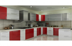 Stylish Modular Kitchen by Ansa Interior Designers