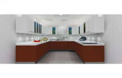 U Shaped Modular Kitchen by Wifi Interior