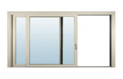 Aluminium Glass Sliding Window by MRK Furniture