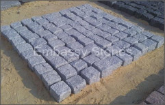 Grey Cubes 4x4x4 inch by Embassy Stones Private Limited