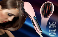 HQT-906 Fast Hot Hair Straightener Comb Brush LCD Screen by Ratna Distributors