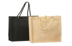 Jute Shopping Bag With Rope Handle by Earthyy Bags