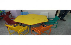 Kids School Table And Chairs by 3 Vision Interior Solution