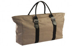 Leather Handle Canvas Tote Bag by Green Packaging Industries Private Limited