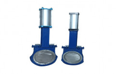 Pneumatic Cylinder Operated Pulp Knife Gate Valve by Hardware & Pneumatics