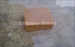 Setts Yellow Cobblestone by Embassy Stones Private Limited