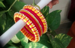 Silk Thread Bangles by Home Based Company