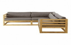 Sofa In Pine Wood by Dayama World