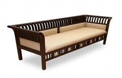 Three Seater Wooden Sofa by Mohammed Sajid