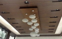 Wooden False Ceiling by Yes Interior