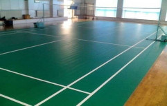 Badminton Court Flooring by Glisten Enterprises