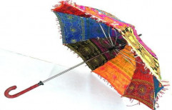 Embroidered Umbrella by Ryna Exports