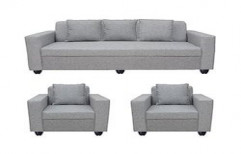 Fabric Sofa Set by Aakib Steel Furniture