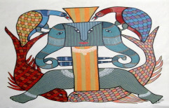 Gond Painting Hand-Made by Paramshanti Infonet India Private Limited