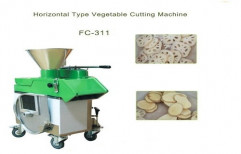 Horizontal Type Vegetable Cutting Machine by Solutions Packaging