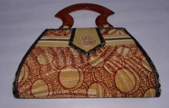 Ladies Wooden Handle Clutch Bag by Ryna Exports
