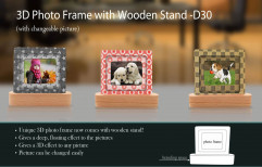 Promotional 3d Photo Frame With Wooden Stand by SRA Enterprise