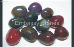 Red Pebble Stone Red Onyx by Embassy Stones Private Limited
