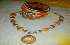 Silk Thread Jewellery Set by Jeevika Creations