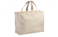 White Canvas Shopper Bag by Green Packaging Industries Private Limited