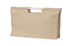 Wood Handle Jute Bag by Nithyashre Enterprises
