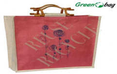 Wooden Handle Tote Bags by Green Packaging Industries (P) Limited