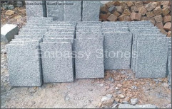Grey Paving Stones Surface Bush Hammered by Embassy Stones Private Limited