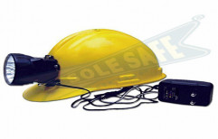 Helmet (Head Lamp and Rechargeable Battery) by Super Safety Services
