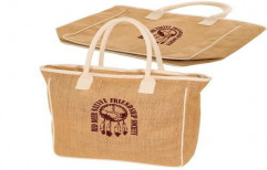 Large Jute Shopping Bag by Flymax Exim