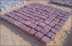 Magadi Pink Cubes by Embassy Stones Private Limited