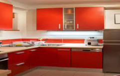 Oak Modular Kitchen by Lifelink Appliances