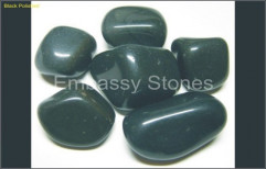 Polished Pebbles Black by Embassy Stones Private Limited