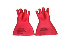 Seamless Electrical Rubber Hand Gloves by Hindustan Tools & Traders