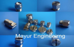 Solid Flat Spray Nozzle by Mayur Engineering