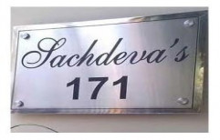SS Name Plate by Glow India Led