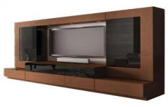 Wooden TV Cabinet by Yes Interior