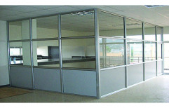 Aluminium Partition by Green Wall Constructions & Interior