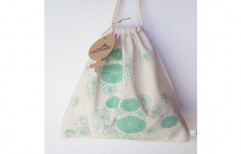 Cotton Drawstring Bagpack by Royal Fabric Bags