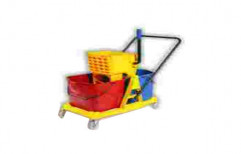 Double Bucket Wringer Trolley by Bright Liquid Soap