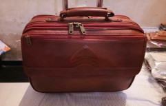 Genuine Leather Trolley Bag/ Suitcases by Jain Leather Agencies