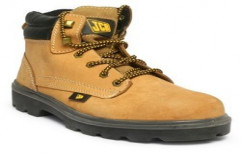 JCB Trekker Buff Nubuck Leather Steel Toe Safety Shoes by Rootefy International Private Limited