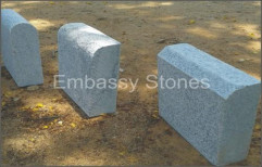 KERB stones Grey Machine Cut by Embassy Stones Private Limited