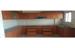 Laminated PVC U Shape Modular Kitchen by ASR Enterprises