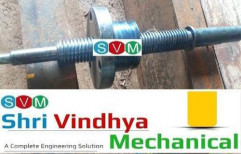Left Hand Square Threaded Screw P-6 for Tail Stock CNC by Shri Vindhya Mechanical