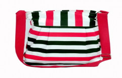 Striped Canvas Sling Bag by Cmtp Export Pvt.Ltd.