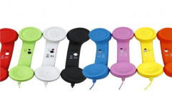 Coco Phone Radiation Free Phone 3.5mm Wired Retro Handset by Ratna Distributors