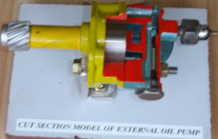 Cut Section Model Of Oil Pump External by Modtech Engineering